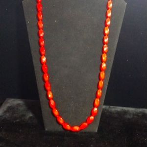 Vintage glass bead necklace